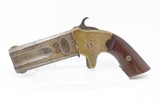 Scarce DUAL Caliber AMERICAN ARMS “Wheeler Patent” SWIVEL BREECH Deringer
1 of 3,000 Made in Boston, .22 & .32 Combination! - 2 of 17