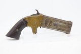Scarce DUAL Caliber AMERICAN ARMS “Wheeler Patent” SWIVEL BREECH Deringer
1 of 3,000 Made in Boston, .22 & .32 Combination! - 14 of 17