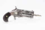 Antique FRANK WESSON Superposed .41 Cal. Rimfire PISTOL with SLIDING DAGGER MASSACHUSETTS Made SWIVEL BREECH Pocket Pistol - 13 of 18