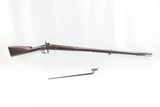 Antique SPRINGFIELD ARMORY Model 1842 Percussion .69 Cal. Smoothbore MUSKET Civil War Musket with U.S. BAYONET - 2 of 19