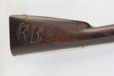 Antique SPRINGFIELD ARMORY Model 1842 Percussion .69 Cal. Smoothbore MUSKET Civil War Musket with U.S. BAYONET - 3 of 19