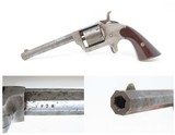 RARE Antique JAMES REID Model 2 SPUR TRIGGER .32 Caliber 7-Shot RF REVOLVER 1860s Catskill, New York WILD WEST Hideout Revolver