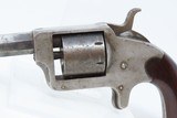 RARE Antique JAMES REID Model 2 SPUR TRIGGER .32 Caliber 7-Shot RF REVOLVER 1860s Catskill, New York WILD WEST Hideout Revolver - 4 of 17