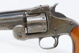 Antique SMITH & WESSON No. 3 “AMERICAN” First Model SINGLE ACTION Revolver.44 S&W “AMERICAN” Caliber with WALNUT GRIP - 4 of 17