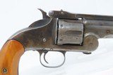 Antique SMITH & WESSON No. 3 “AMERICAN” First Model SINGLE ACTION Revolver.44 S&W “AMERICAN” Caliber with WALNUT GRIP - 16 of 17