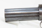 Antique ALLEN & WHEELOCK .32 Cal. POCKET SIZED Percussion PEPPERBOX PistolCIVIL WAR Era 6-Shot Pepperbox - 5 of 20