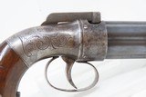 Antique ALLEN & WHEELOCK .32 Cal. POCKET SIZED Percussion PEPPERBOX PistolCIVIL WAR Era 6-Shot Pepperbox - 19 of 20