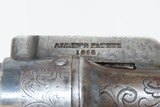 Antique ALLEN & WHEELOCK .32 Cal. POCKET SIZED Percussion PEPPERBOX PistolCIVIL WAR Era 6-Shot Pepperbox - 6 of 20