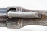Antique ALLEN & WHEELOCK .32 Cal. POCKET SIZED Percussion PEPPERBOX PistolCIVIL WAR Era 6-Shot Pepperbox - 12 of 20