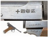 WORLD WAR II Imperial Japanese NAGOYA Type 14 NAMBU Semi-Auto C&R PistolWorld War II Pacific Theater Sidearm!