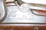 Antique CIVIL WAR Springfield U.S. Model 1863 .58 Cal. Perc. RIFLE-MUSKETTYPE 1 Made at the SPRINGFIELD ARMORY Circa 1864 - 7 of 23