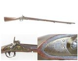 Antique US SPRINGFIELD ARMORY Model 1816 Percussion CONE Conversion Musket
Converted Flintlock to Percussion U.S. Military Weapon