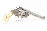 1880s Antique SMITH & WESSON .44 RUSSIAN DOUBLE ACTION First Model Revolver With Inscribed and Illustrated Presentation Ivory Grips! - 16 of 19