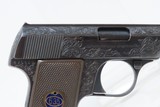 ENGRAVED German WALTHER Model 8 First Variant 6.35mm Semi-Auto Pistol C&RBEAUTIFULLY ENGRAVED Pistol Made Circa 1920-26 - 19 of 20
