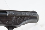 ENGRAVED German WALTHER Model 8 First Variant 6.35mm Semi-Auto Pistol C&RBEAUTIFULLY ENGRAVED Pistol Made Circa 1920-26 - 20 of 20