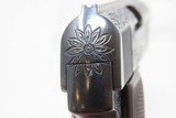 ENGRAVED German WALTHER Model 8 First Variant 6.35mm Semi-Auto Pistol C&RBEAUTIFULLY ENGRAVED Pistol Made Circa 1920-26 - 14 of 20