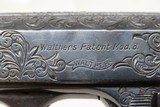 ENGRAVED German WALTHER Model 8 First Variant 6.35mm Semi-Auto Pistol C&RBEAUTIFULLY ENGRAVED Pistol Made Circa 1920-26 - 6 of 20