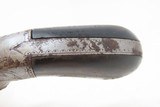 TYRON Marked Antique ALLEN & THURBER .32 Cal. Bar Hammer PEPPERBOX Revolver Pre- Civil War PERCUSSION Pepperbox - 7 of 17