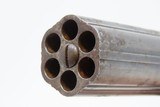 TYRON Marked Antique ALLEN & THURBER .32 Cal. Bar Hammer PEPPERBOX Revolver Pre- Civil War PERCUSSION Pepperbox - 13 of 17