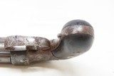 TYRON Marked Antique ALLEN & THURBER .32 Cal. Bar Hammer PEPPERBOX Revolver Pre- Civil War PERCUSSION Pepperbox - 11 of 17