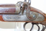 1850s ENGRAVED Antique DOUBLE BARREL Side/Side 12 Gauge PERCUSSION Shotgun
FINE Mid-1800s FOWLING PIECE - 6 of 18