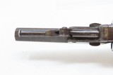Engraved CIVIL WAR-Era Antique BACON Mfg. Co. PERCUSSION Pocket RevolverEarly Manufacture SERIES I / “ESCELSIOR” Variation - 16 of 20