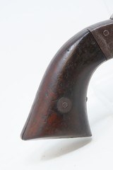 Engraved CIVIL WAR-Era Antique BACON Mfg. Co. PERCUSSION Pocket RevolverEarly Manufacture SERIES I / “ESCELSIOR” Variation - 18 of 20