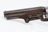 Engraved CIVIL WAR-Era Antique BACON Mfg. Co. PERCUSSION Pocket RevolverEarly Manufacture SERIES I / “ESCELSIOR” Variation - 5 of 20