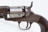 Engraved CIVIL WAR-Era Antique BACON Mfg. Co. PERCUSSION Pocket RevolverEarly Manufacture SERIES I / “ESCELSIOR” Variation - 4 of 20