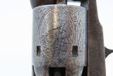 Engraved CIVIL WAR-Era Antique BACON Mfg. Co. PERCUSSION Pocket RevolverEarly Manufacture SERIES I / “ESCELSIOR” Variation - 13 of 20