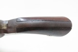 Engraved CIVIL WAR-Era Antique BACON Mfg. Co. PERCUSSION Pocket RevolverEarly Manufacture SERIES I / “ESCELSIOR” Variation - 6 of 20