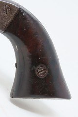 Engraved CIVIL WAR-Era Antique BACON Mfg. Co. PERCUSSION Pocket RevolverEarly Manufacture SERIES I / “ESCELSIOR” Variation - 3 of 20