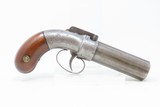 ALLEN, THURBER & Co. Antique WORCHESTER .32 Bar Hammer PEPPERBOX RevolverFirst American Double Action Revolving Percussion Pistol - 16 of 19