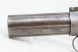 ALLEN, THURBER & Co. Antique WORCHESTER .32 Bar Hammer PEPPERBOX RevolverFirst American Double Action Revolving Percussion Pistol - 5 of 19