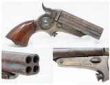 SCARCE Antique EBEN T. STARR .32 Caliber RF Four Barrel PEPPERBOX Pistol
Only 2,000 Estimated Made in the Mid to Late 1860s - 1 of 17