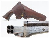 Antique CIVIL WAR Era SHARPS & HANKINS Model 3 .32 Cal. PEPPERBOX Revolver4-Shot Self Defense Pocket Gun with HOLSTER - 1 of 20
