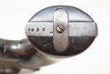 Antique CIVIL WAR Era SHARPS & HANKINS Model 3 .32 Cal. PEPPERBOX Revolver4-Shot Self Defense Pocket Gun with HOLSTER - 13 of 20