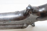 Antique CIVIL WAR Era SHARPS & HANKINS Model 3 .32 Cal. PEPPERBOX Revolver4-Shot Self Defense Pocket Gun with HOLSTER - 14 of 20