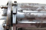 Antique ENGLISH 12-Shot FOLDING TRIGGER .22 Caliber Rimfire PEPPERBOXMULTI-BARREL 1870s Double Action Self Defense Pistol - 10 of 13