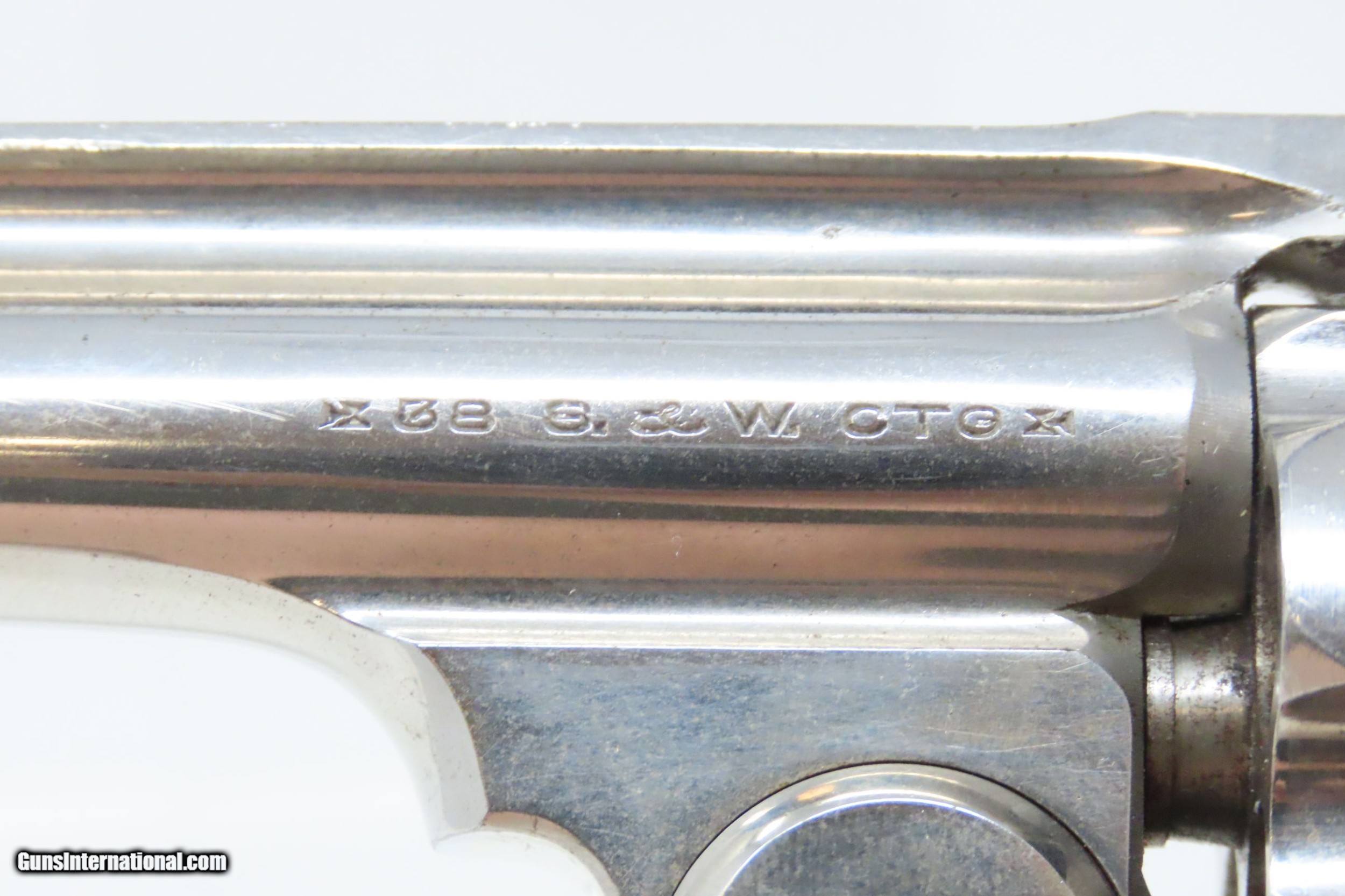SMITH & WESSON .38 “SAFETY HAMMERLESS” 4th Model C&R Double