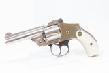 SMITH & WESSON .38 “SAFETY HAMMERLESS” 4th Model C&R Double Action REVOLVER Turn of the Century TOP BREAK Revolver w/PEARL GRIP - 2 of 20