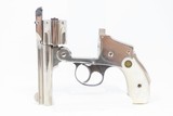 SMITH & WESSON .38 “SAFETY HAMMERLESS” 4th Model C&R Double Action REVOLVER Turn of the Century TOP BREAK Revolver w/PEARL GRIP - 15 of 20