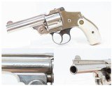 SMITH & WESSON .38 “SAFETY HAMMERLESS” 4th Model C&R Double Action REVOLVER Turn of the Century TOP BREAK Revolver w/PEARL GRIP - 1 of 20