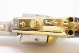 Antique CIVIL WAR Era Engraved MOORE’S PATENT CO. .32 Cal. RF BELT Revolver Scarce Civil War Revolver with Nickel & Golden Finish! - 11 of 16