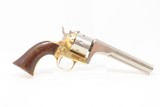 Antique CIVIL WAR Era Engraved MOORE’S PATENT CO. .32 Cal. RF BELT Revolver Scarce Civil War Revolver with Nickel & Golden Finish! - 13 of 16