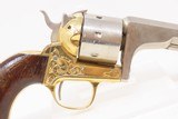 Antique CIVIL WAR Era Engraved MOORE’S PATENT CO. .32 Cal. RF BELT Revolver Scarce Civil War Revolver with Nickel & Golden Finish! - 15 of 16