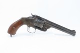 Antique SMITH & WESSON “New Model” No. 3 .44 Russian SINGLE ACTION Revolver Single Action .44 S&W RUSSIAN Caliber w/WALNUT GRIP - 13 of 21