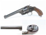 Antique SMITH & WESSON “New Model” No. 3 .44 Russian SINGLE ACTION Revolver Single Action .44 S&W RUSSIAN Caliber w/WALNUT GRIP - 1 of 21