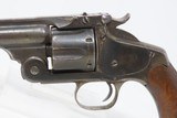 Antique SMITH & WESSON “New Model” No. 3 .44 Russian SINGLE ACTION Revolver Single Action .44 S&W RUSSIAN Caliber w/WALNUT GRIP - 4 of 21