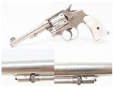 Smith & Wesson .38 MILITARY & POLICE Model of 1905 .38 SPECIAL Revolver C&R BEAUTIFUL NICKEL 4th Change Revolver w/ PEARL GRIP - 1 of 20
